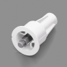 copy of PONTEIRA 61MM DUPLA COM PINO METALICO 12MM PRETO